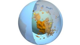 3D-изображение «капли» в мантии Земли под Африкой